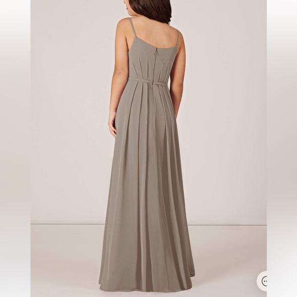Jr. Bridesmaid Dress Azazie Taupe - Picture 4 of 13
